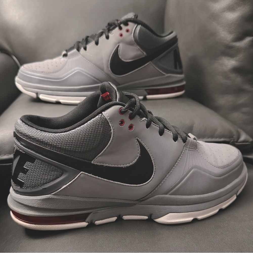 NIKE AIR TRAINER 1.3 MID BLACK GREY TRAINING SHOES/Size US 9